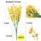 Myosotis Artificial Flowers Bulk Plastic Faux Bouquets Floral Greenery Stems Mothers Day Gift, 10pcs